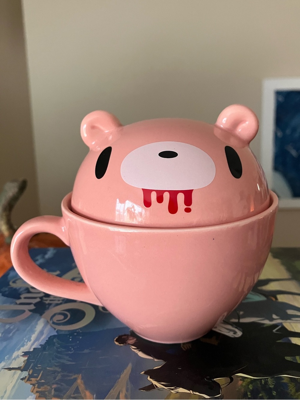 Gloomy Bear Covered Tea Cup